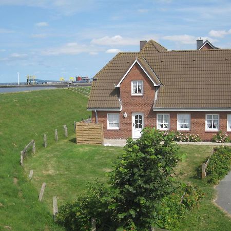 Direkt Am Deich - Ferienwohnung Amrum Im Gaestehaus Am Badedeich Dagebüll Esterno foto