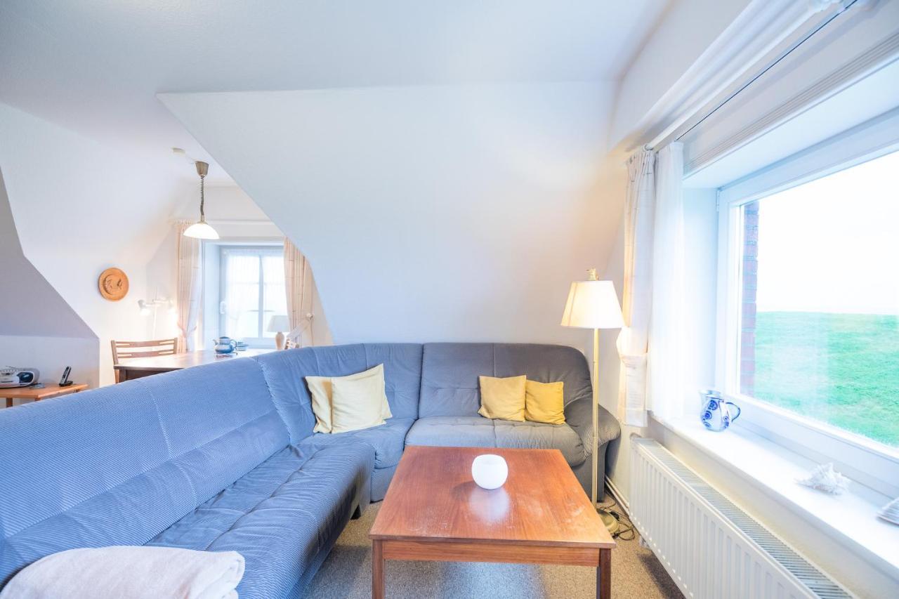 Direkt Am Deich - Ferienwohnung Amrum Im Gaestehaus Am Badedeich Dagebüll Esterno foto